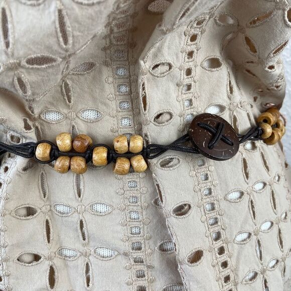 NWT Multiples Button Down Shirt and Belt Size L - Picture 8 of 10